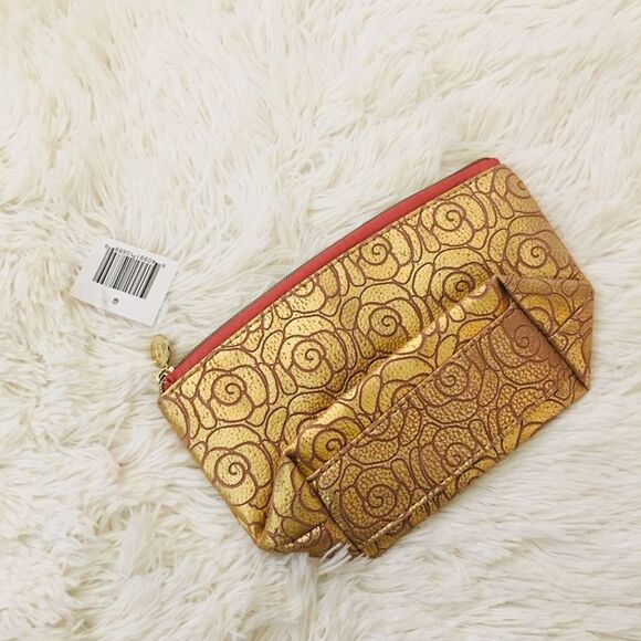 💄Gold Zippered Cosmetic & Makeup Pouch 💄 - Picture 9 of 9